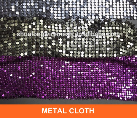 4 مم ديا المنسوجة الألومنيوم معدن الترتر النسيج Antiwear ديكور التقسيم الكسوة
