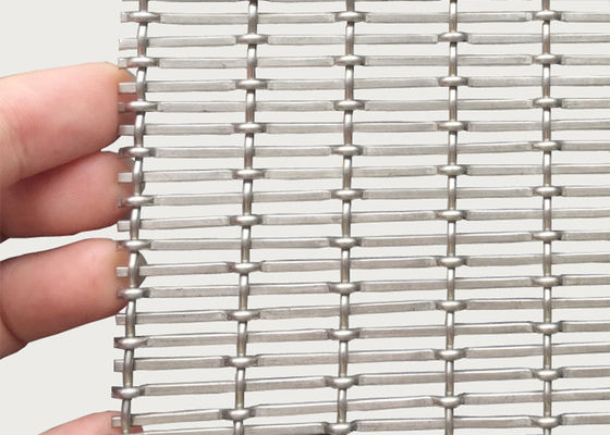3mm سميكة الفولاذ المقاوم للصدأ المعمارية شبكة الأسلاك المنسوجة فواصل مساحة الشاشة