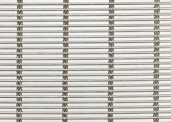 نسج MetalFabric Cladding 3.5mm ستارة شبكة معدنية معمارية