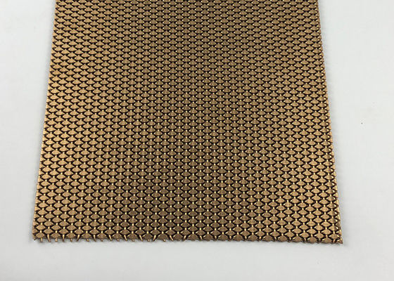 الفولاذ المقاوم للصدأ المنسوجة 3.2mm شبكة معدنية معمارية لبناء الكسوة