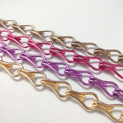 سلسلة الخطافات الألومنيوم ديكور المنزل مكافحة الآفات المخصصة الفندق الحائط الخطافات الألومنيوم حبال الستائر المصنعين بالجملة