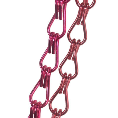 الألومنيوم 20mm سلسلة معدنية الستار مرنة الزخرفية شبكة الأسلاك للغرفة تقسم