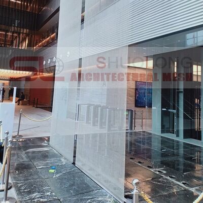 لوحة شبكية معمارية من الفولاذ المقاوم للصدأ بحجم افتتاح قابل للتخصيص للواجهات