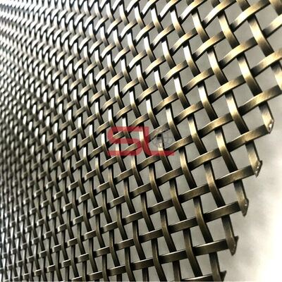الشبكة المعدنية المعمارية المخصصة للسماح بتغطية الواجهات واللوحات الحائطية الزخرفية