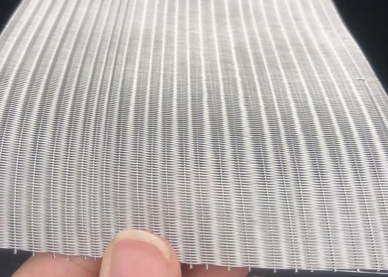 شاشة شبكة سلكية داخلية من الفولاذ المقاوم للصدأ باللون الفضي البيئي 0.6 مم 0٪ منطقة الافتتاح